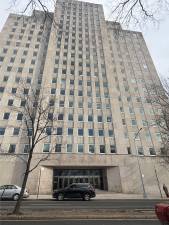 The seventh floor offices where the Church World Service housed its NYC HQ sit empty after a fund freeze by the Trump organization forced the international refugee relief organization to layoff over 150 staffers in the city.