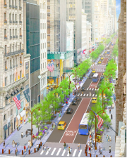 Renderings of the Future of Fifth Avenue — City Hall’s imagining of the new Fifth Avenue.