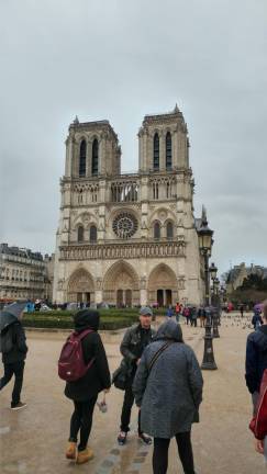 The Notre-Dame Cathedral (taken a year before the fire that closed it to the public).