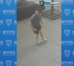 Surveillance video is said to show suspect Joshua Zinberg who was charged with slashing a Danish tourist in the face and neck on Nov. 20. The victim lived. Zinberg was arrested 13 hours after the attack, still wearing the same clothes, prosecutors said.