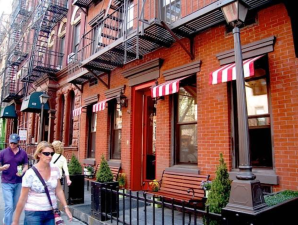 The Merit Hotel, on W. 46th St., is one of six migrant shelters in Manhattan and 25 citywide that will close in the next two months including six in Manhattan.