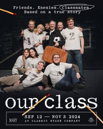 The playbill for “<i>Our Class”</i> which is the of two plays from director Igor Goylak