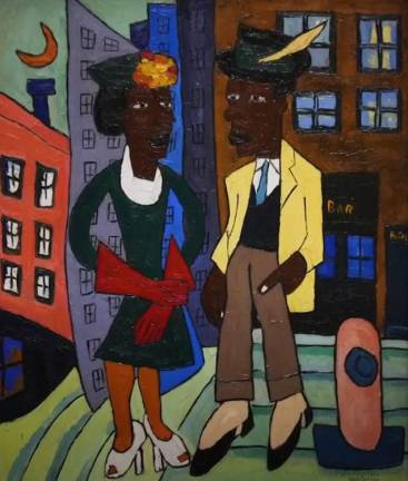 William Johnson’s “Street Life in Harlem” is one of the 160 paintings on exhibit at the Met through July 28 as part of the <i>“The Harlem Renaissance and Transatlantic Modernism”</i>. Photo: YouTube/Metropolitan Museum