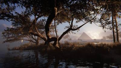 The virtual world of Horizon Khufu, as seen from the immersive expedition