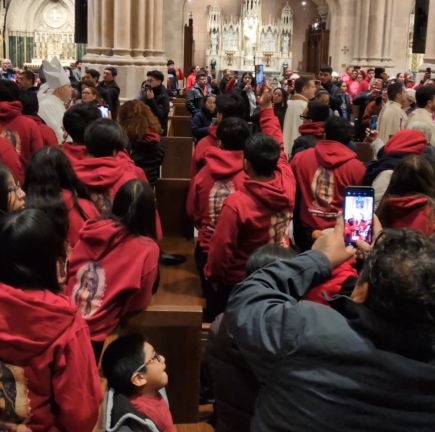 Beginning of the Our Lady of Guadalupe mass, Dec. 12, 2024.