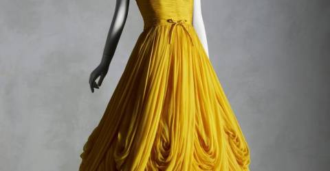 Cristobal Balenciaga dress ca. 1961 via The Costume Institute of