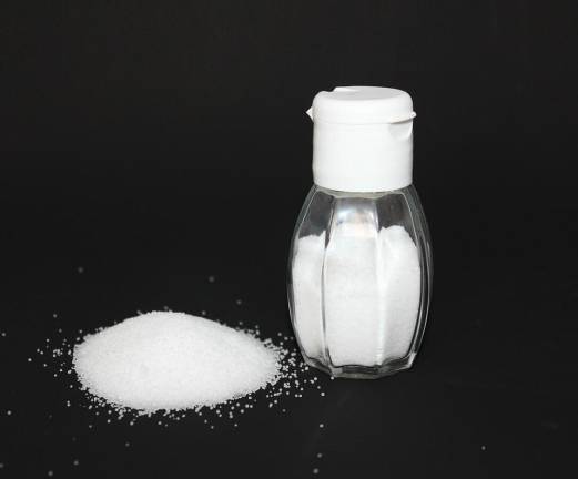 Salt with a shaker.