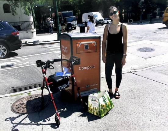 More than once, Rogers has needed technological help in order to compost — but she said there are always nice people willing to help.