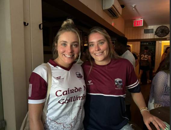 Team Galway fans turned out in force to watch the championship battle of their hometown team from Ireland