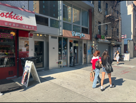 A 45-year-old stabbing victim who was slashed in the face and neck on E. 5th St. somehow managed to reach this stretch of E. 14th St. on the night of Sept. 3 before he was transported by EMS to Bellevue Hospital in stable condition.