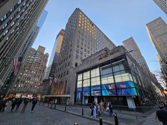 View of #10 Rockefeller Plaza, from West 49th Street.