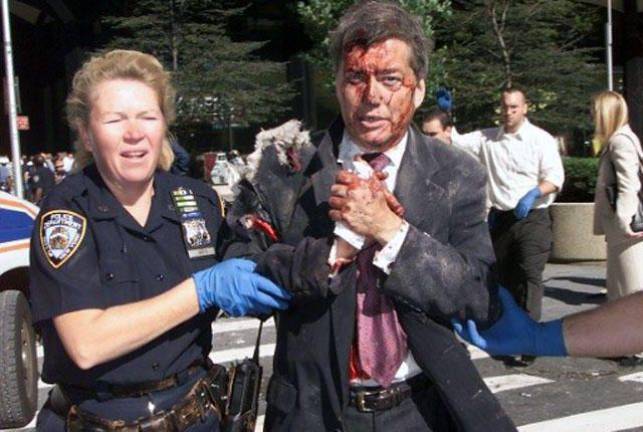 Police Officer Moira Ann Smith was captured leading an injured broker to safety on 9-11, before perishing when she returned to the Twin Towers to rescue more people.