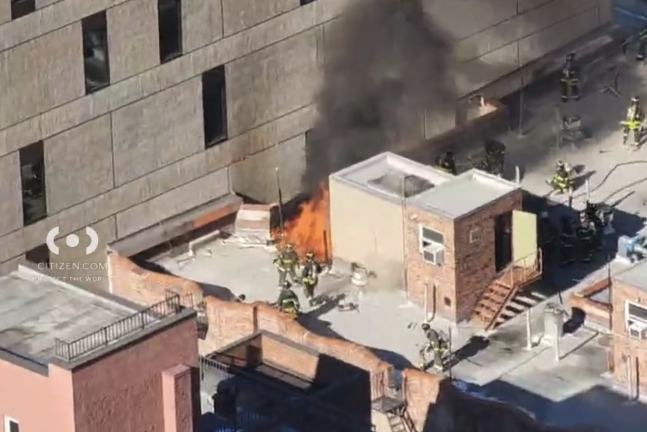 FDNY responds to a multi-story fire on East 91st Street.