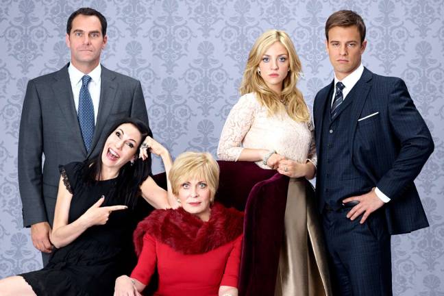A publicity shot from the Bravo TV show &quot;Odd Mom Out&quot;