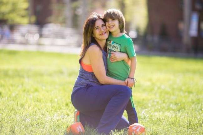 Mara Wedeck and her son, Ben. Photo: Cat and Zach Photography