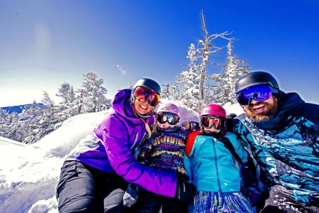 <b>A family visits Smugglers’ Notch in Jeffersonville, Vermont.</b>