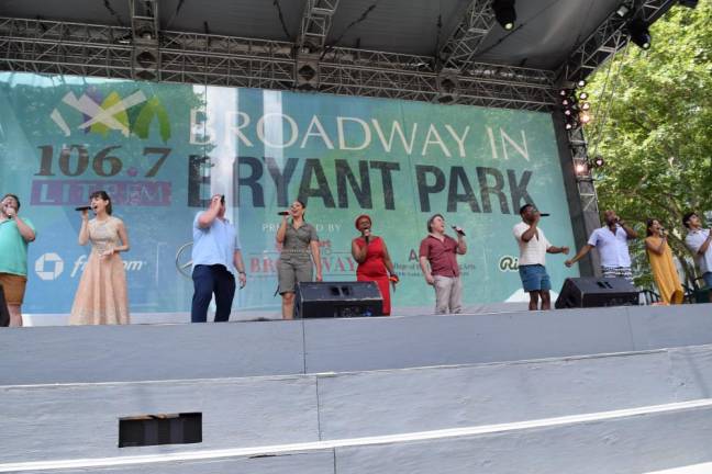 The full company of Disney on Broadway’s 2024 Broadway in Bryant Park concert performed “Circle of Life (reprise)” to close out July 18 event.