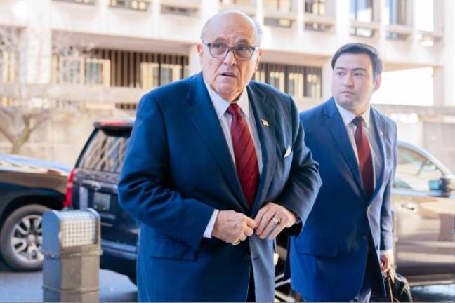 Rudy Giuliani, one time mayor of New York City, has agreed to pay $400,000 to the financial advisor to the creditors’ committee. The advisor could start to sell off assets, including an UES luxury apt worth over $5 million to satisfy a mountain of debts. Photo: ASSOCIATED PRESS