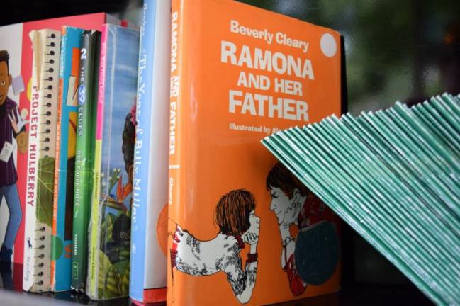 Books for various ages, demographics, and reading levels lined the shelves of the Bookmobile.