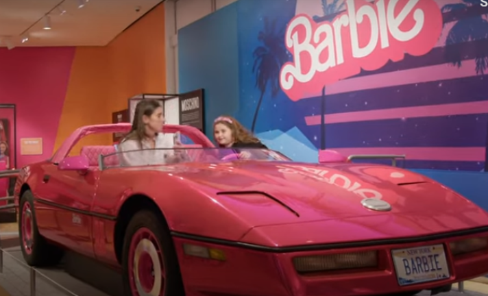 Visitors to “<i>Barbie®: A Cultural Icon</i>” can sit in a life-size Barbie pink convertible and pretend that they too are Malibu Barbies.