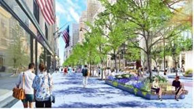 Renderings of the Future of Fifth Avenue — City Hall’s imagining of the new Fifth Avenue.