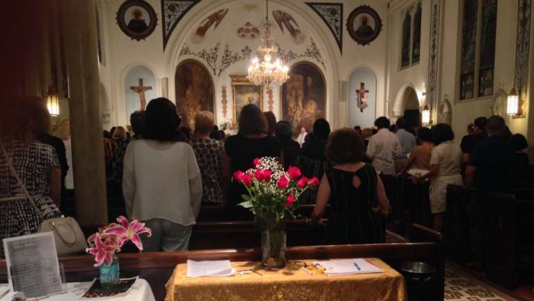 Solemn Mass at Our Lady of Peace on East 62nd Street on July 30, the evening before the church was closed. Photo: Richard Khavkine