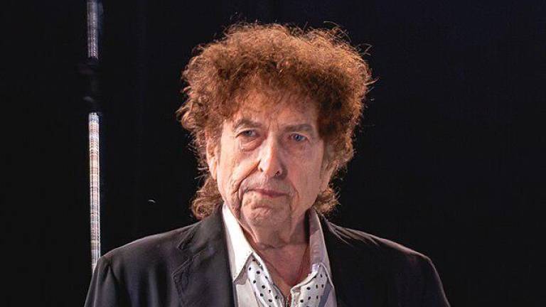 Bob Dylan, following a performance in Kilkenny in 2019.