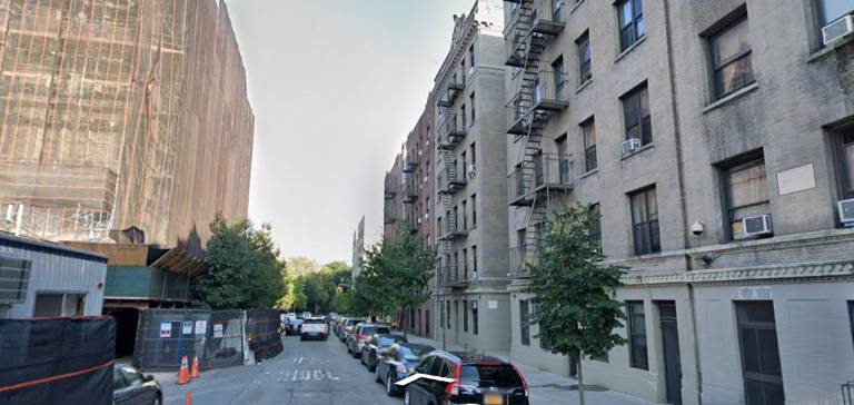 The block in the Fort George neighborhood in northern Manhattan where 19-year old Johency Nunez lived. Police said she was the driver of a Tesla that crashed on the FDR Drive on Feb. 3, killing her.