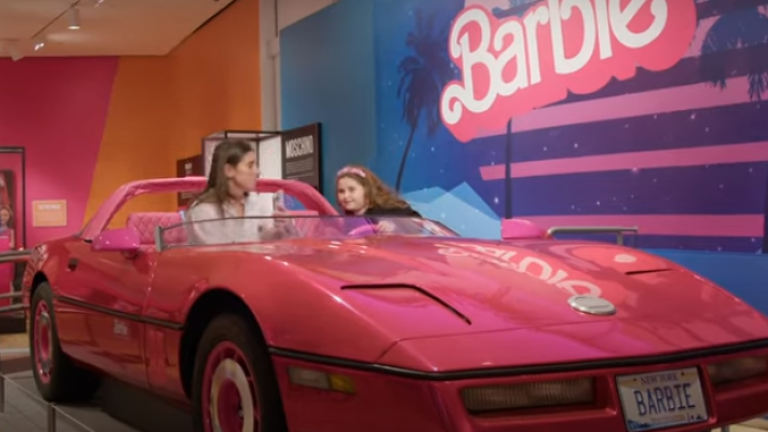 Visitors to “<i>Barbie®: A Cultural Icon</i>” can sit in a life-size Barbie pink convertible and pretend that they too are Malibu Barbies.