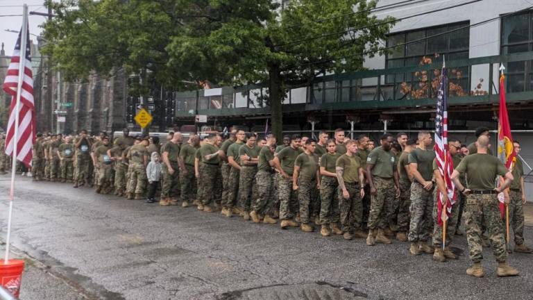 The Marines have landed in Red Hook, Brooklyn. September 29, 2024.