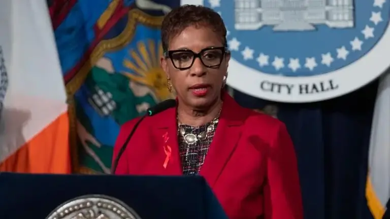 City Council speaker Adrienne Adams, from Queens, became the 11th candidate to enter the Democratic race for mayor with less than four months to go before the June 24 primary.